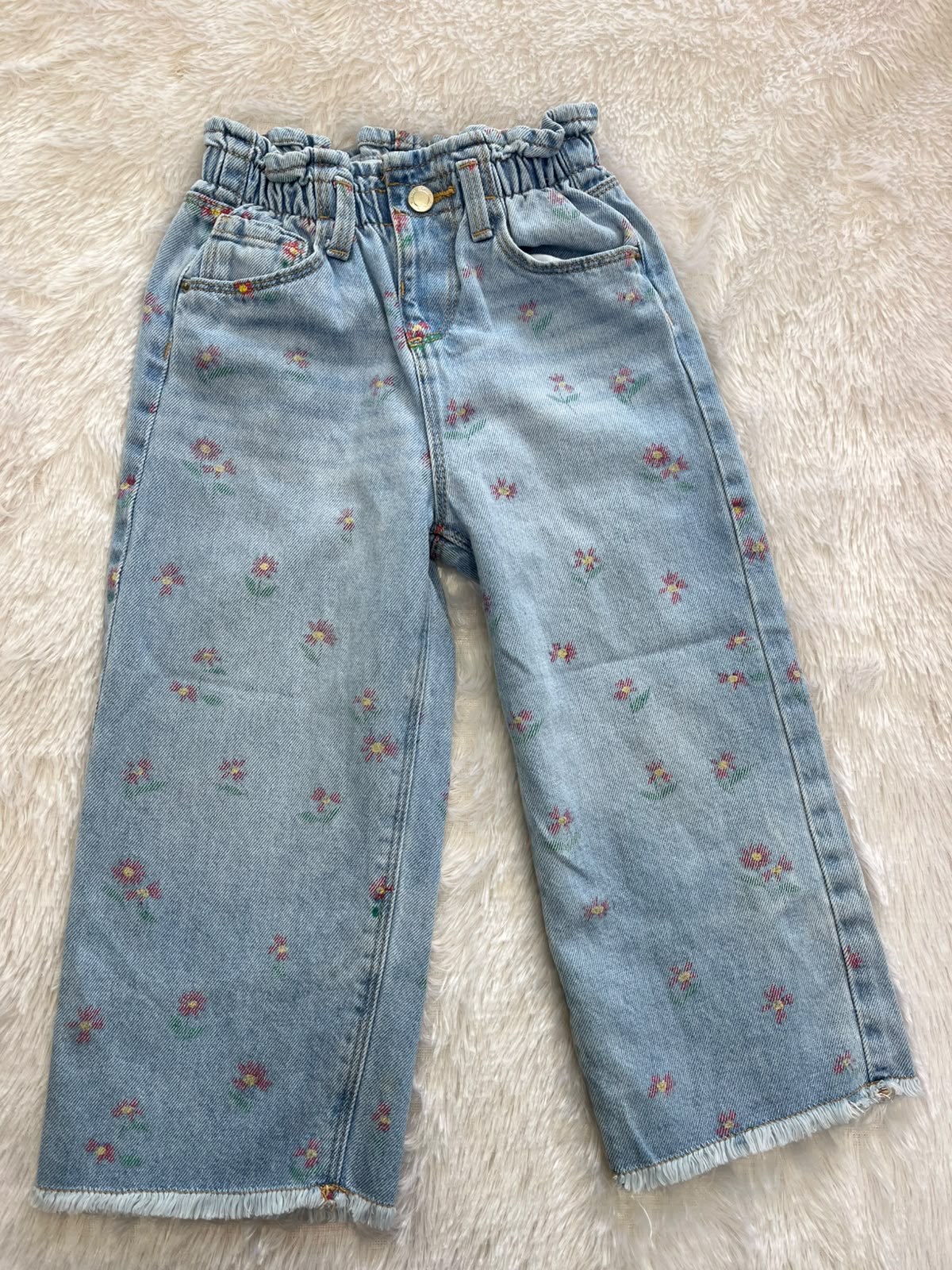 Floral Jeans For Girls