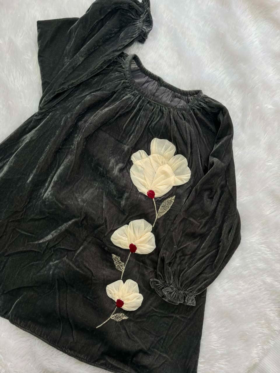 Little fairy- velvet frock