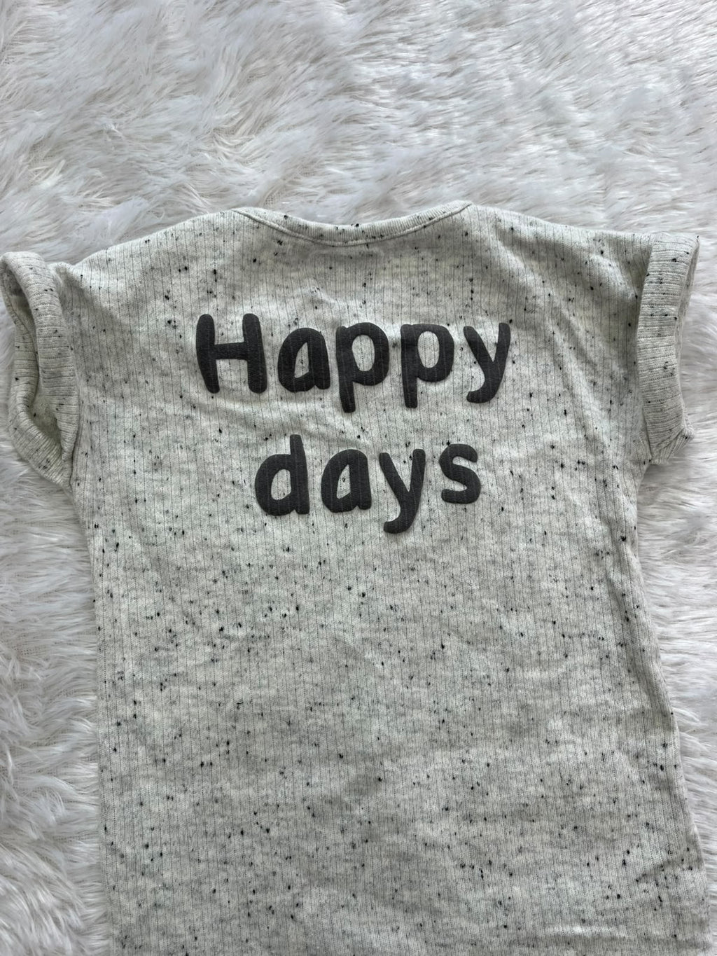 Ribbed Half jumpsuit-Happy days