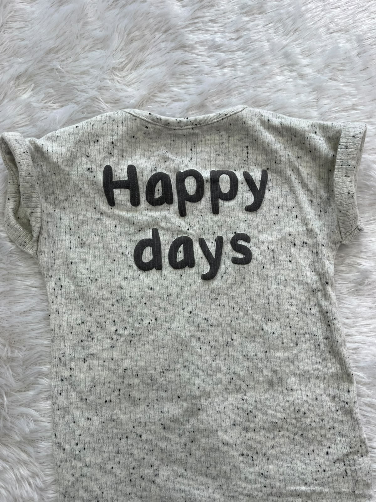 Ribbed Half jumpsuit-Happy days