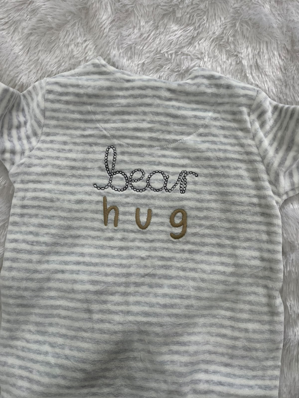 Bear Hug velvet Romper