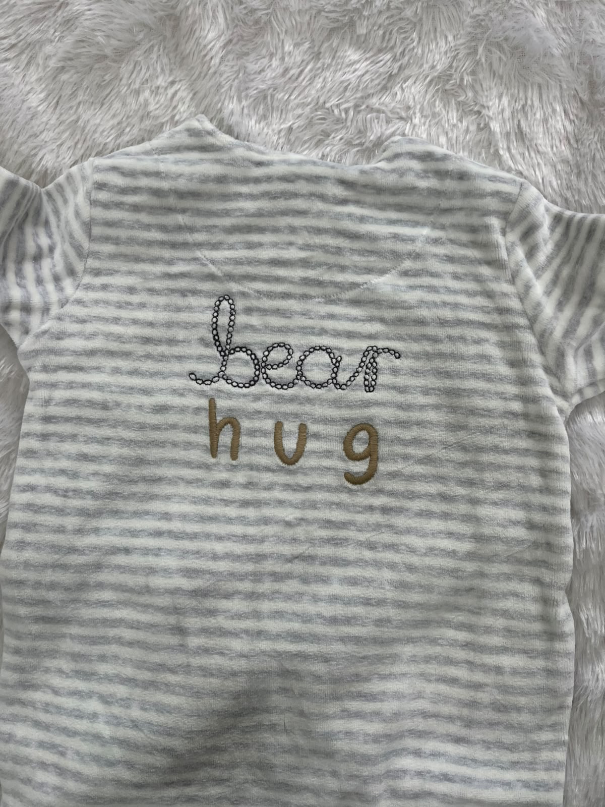 Bear Hug velvet Romper