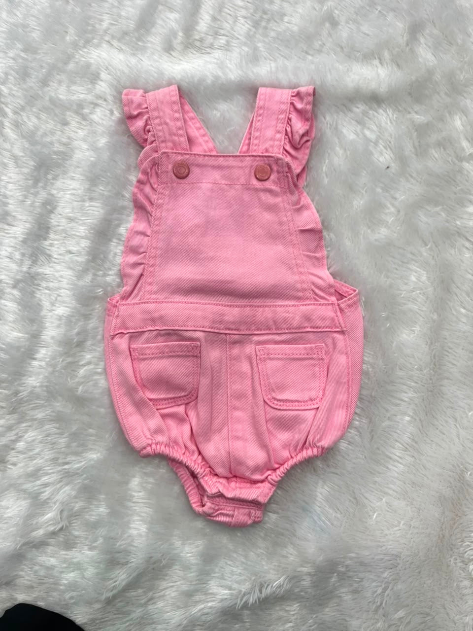 Pink Denim Onesie