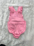 Pink Denim Onesie