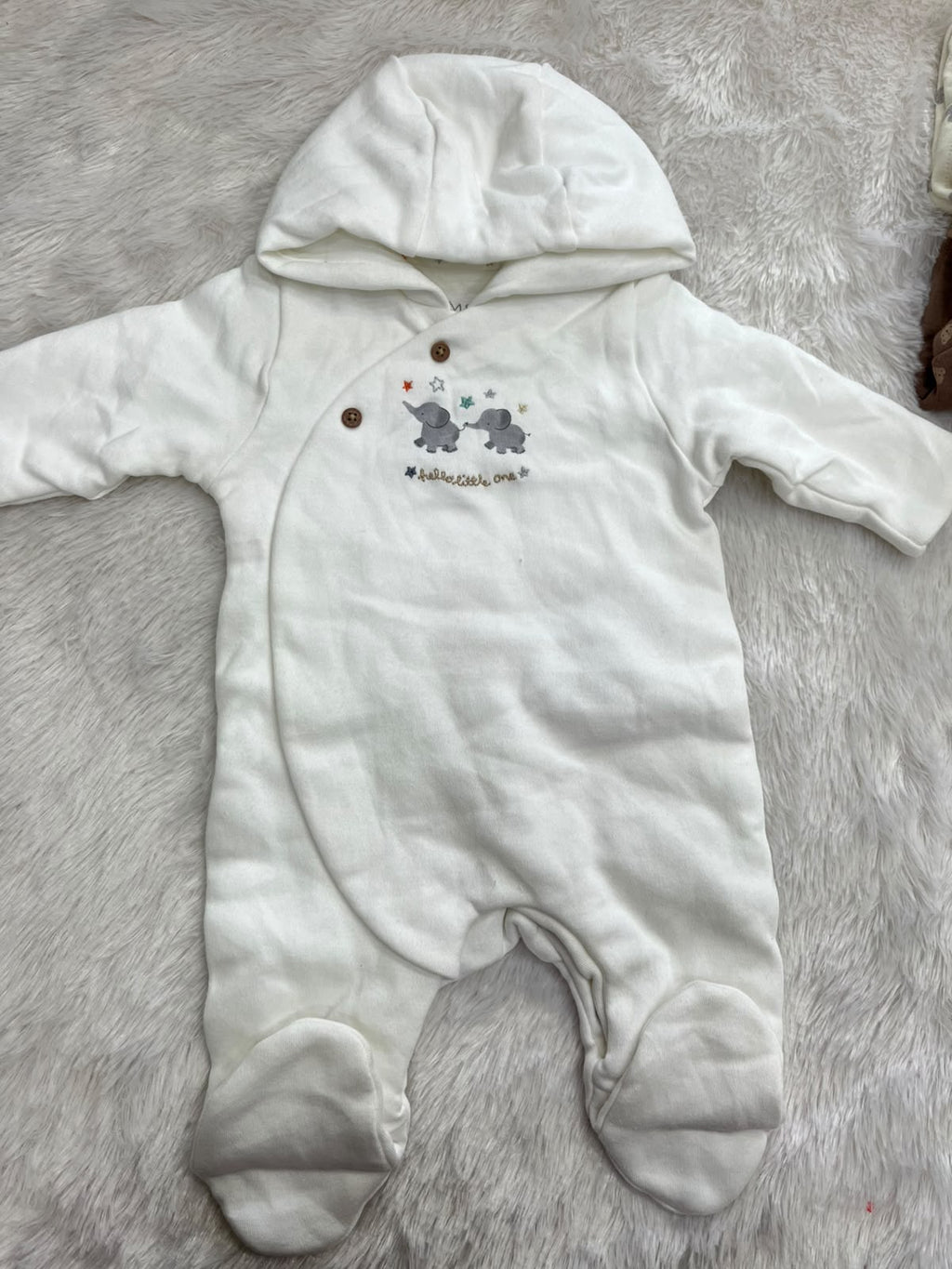 Hodded quilted Romper