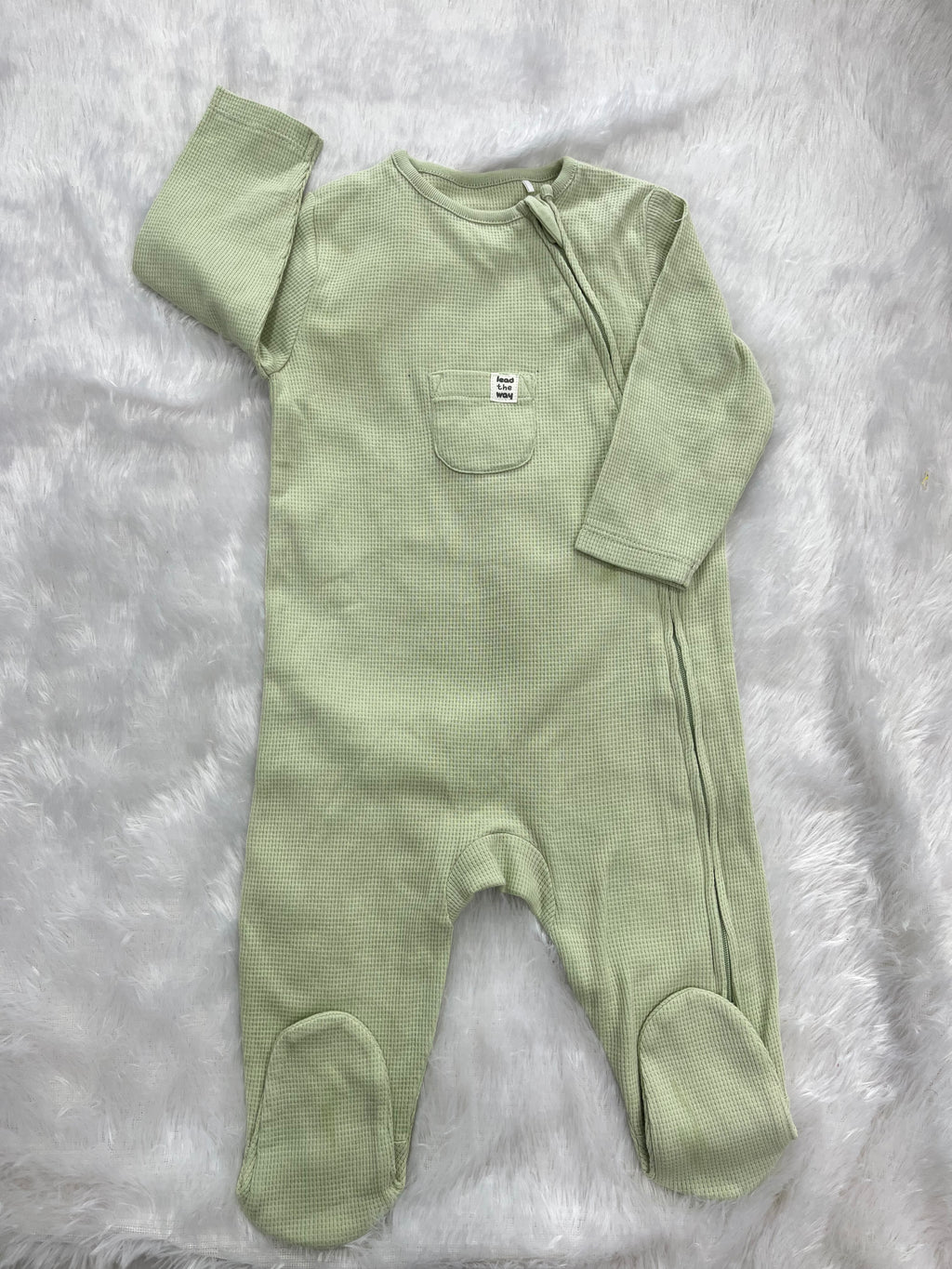 Pastel green romper