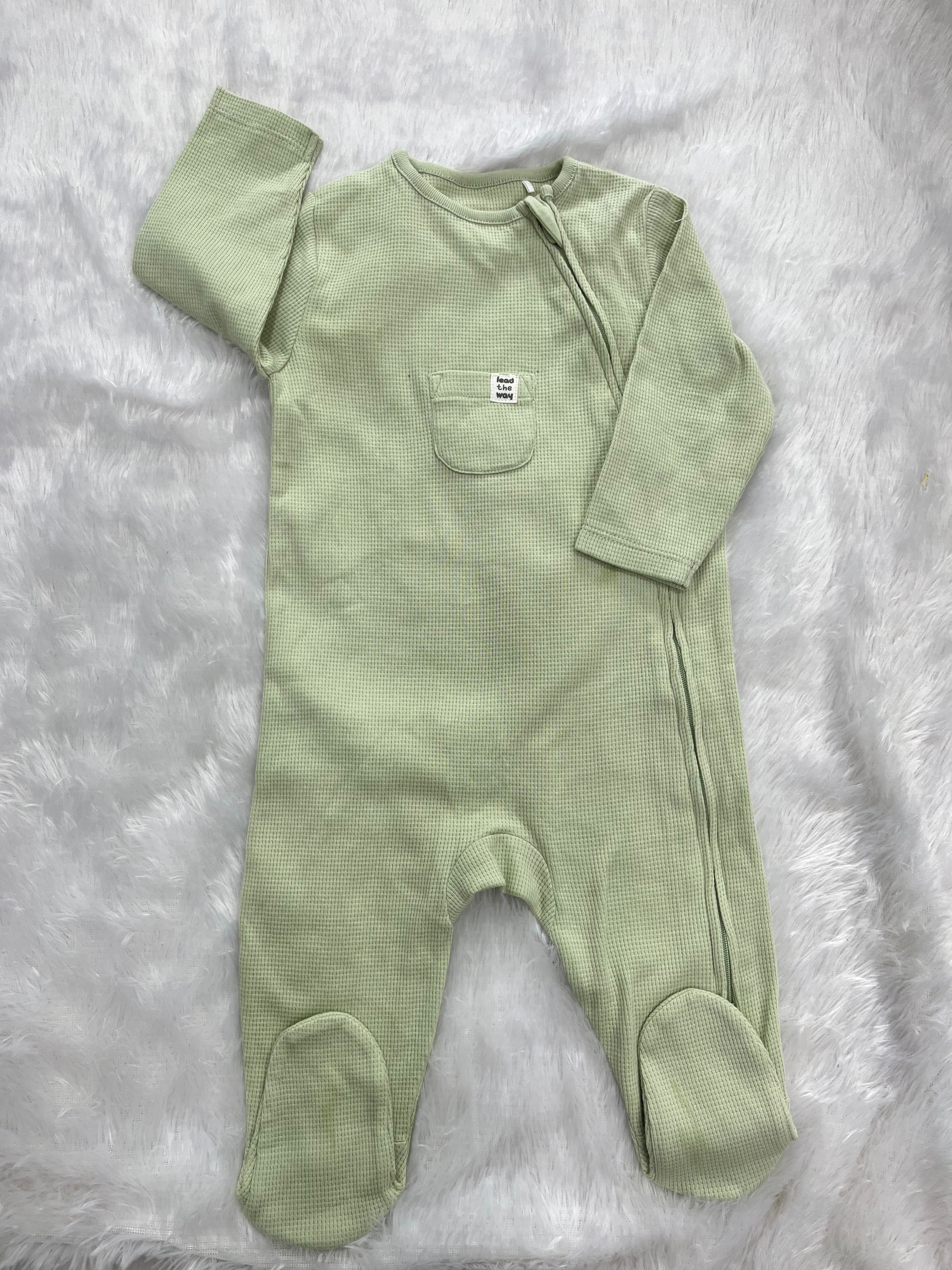 Pastel green romper