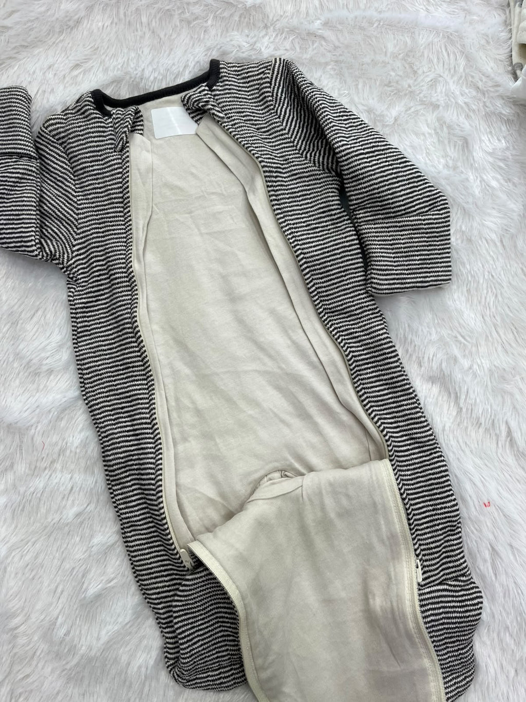 Two side zipper quilted Romper