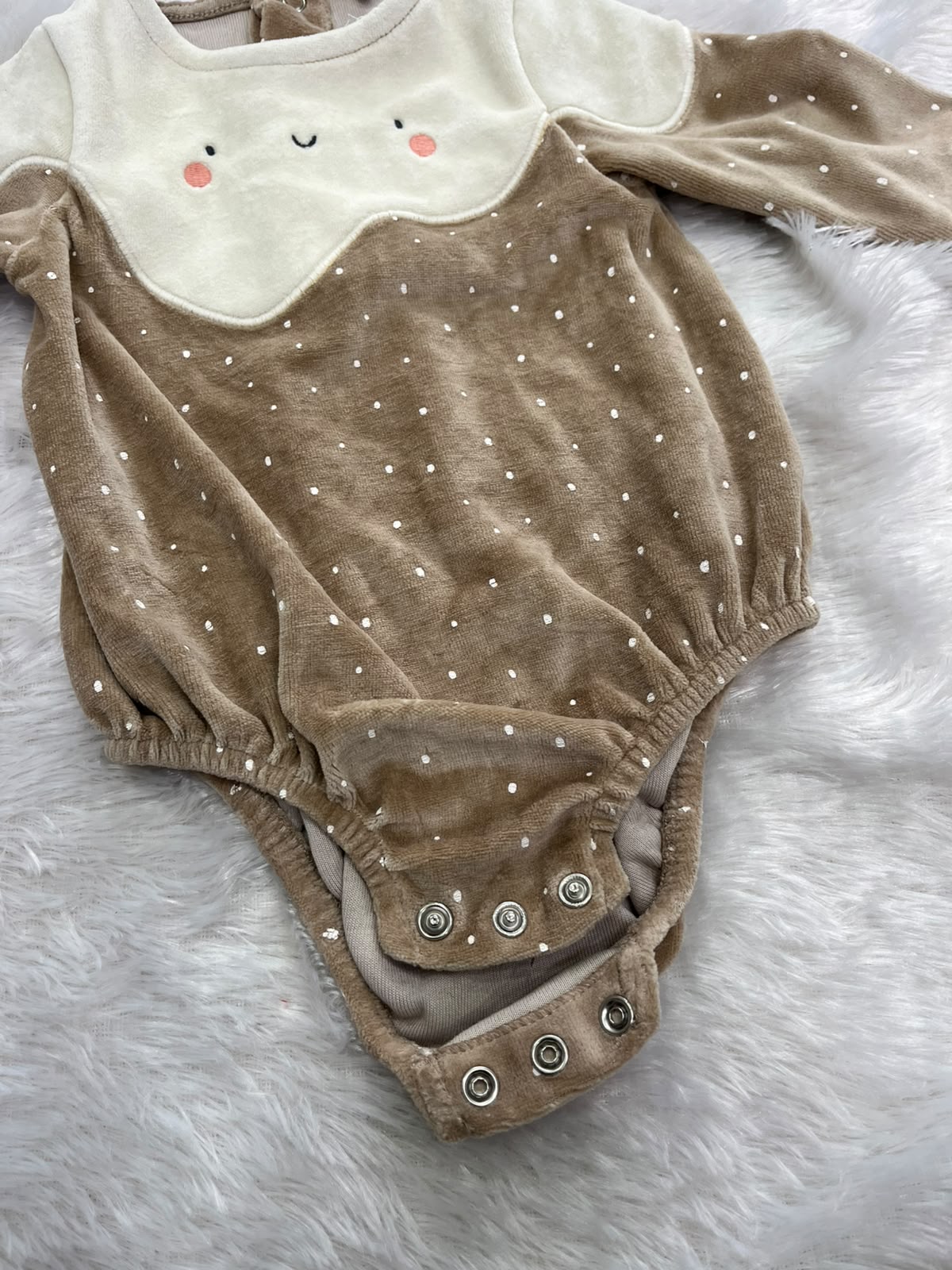 Baby girl Velvet Onesie