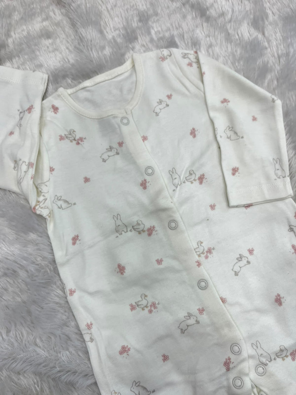 White printed Romper