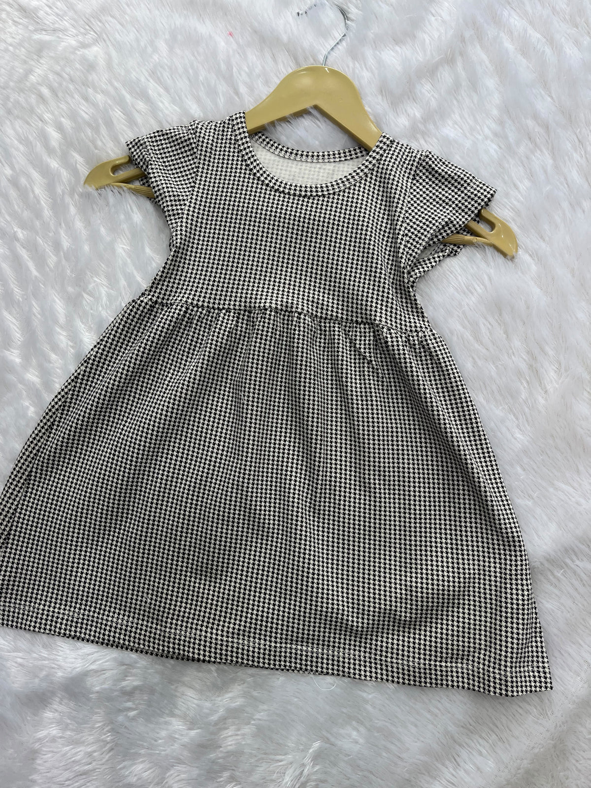 Black and white Print Frock