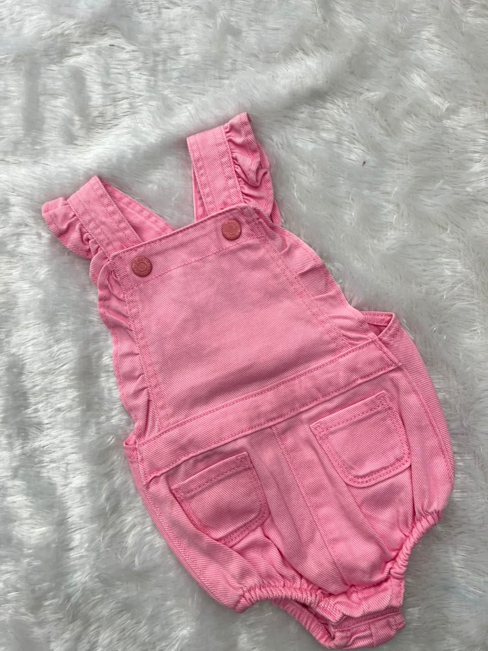 Pink Denim Onesie