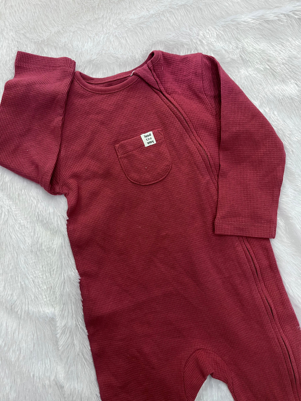 Ribbed Two Way Zipper Romper-1428
