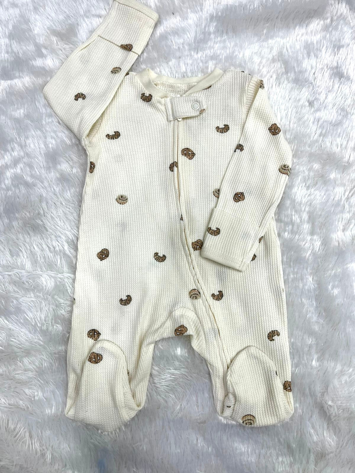 Cute croissant romper