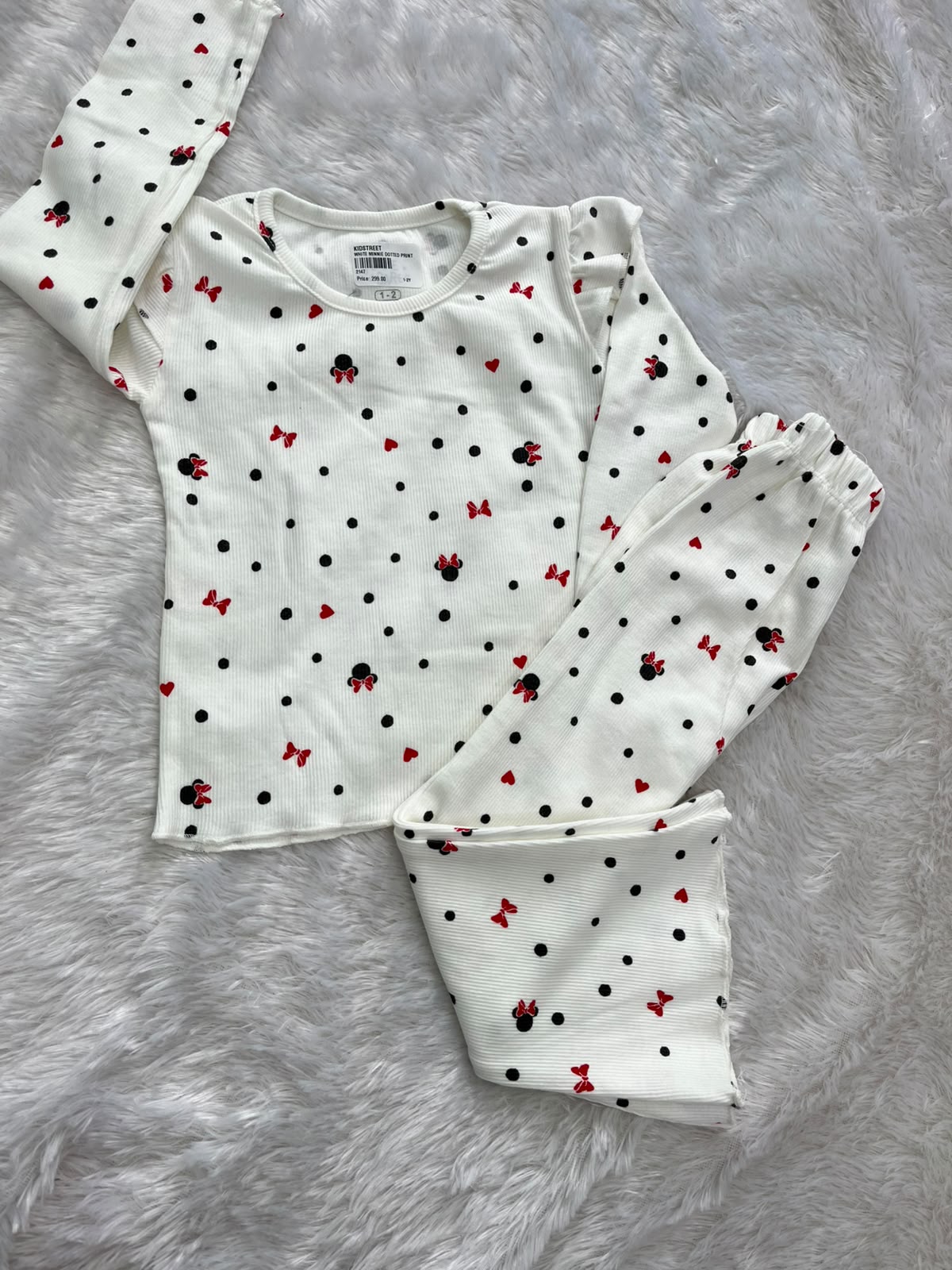 White red bows co ords- 2147