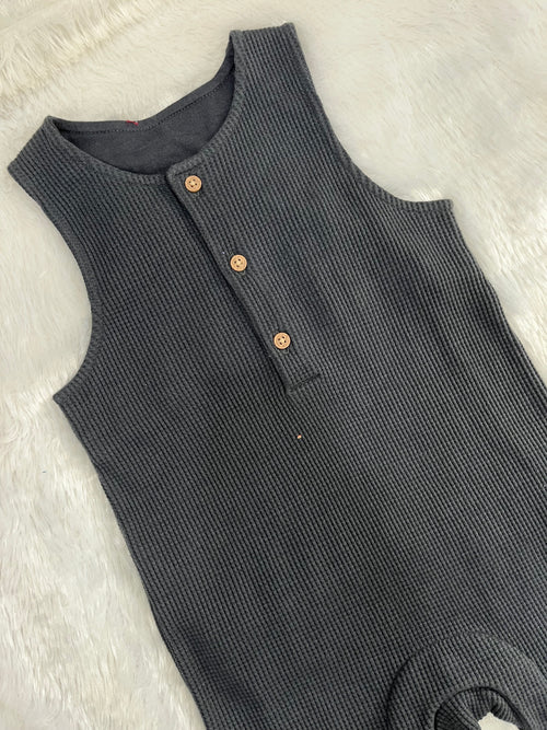 Black sleeveless Romper