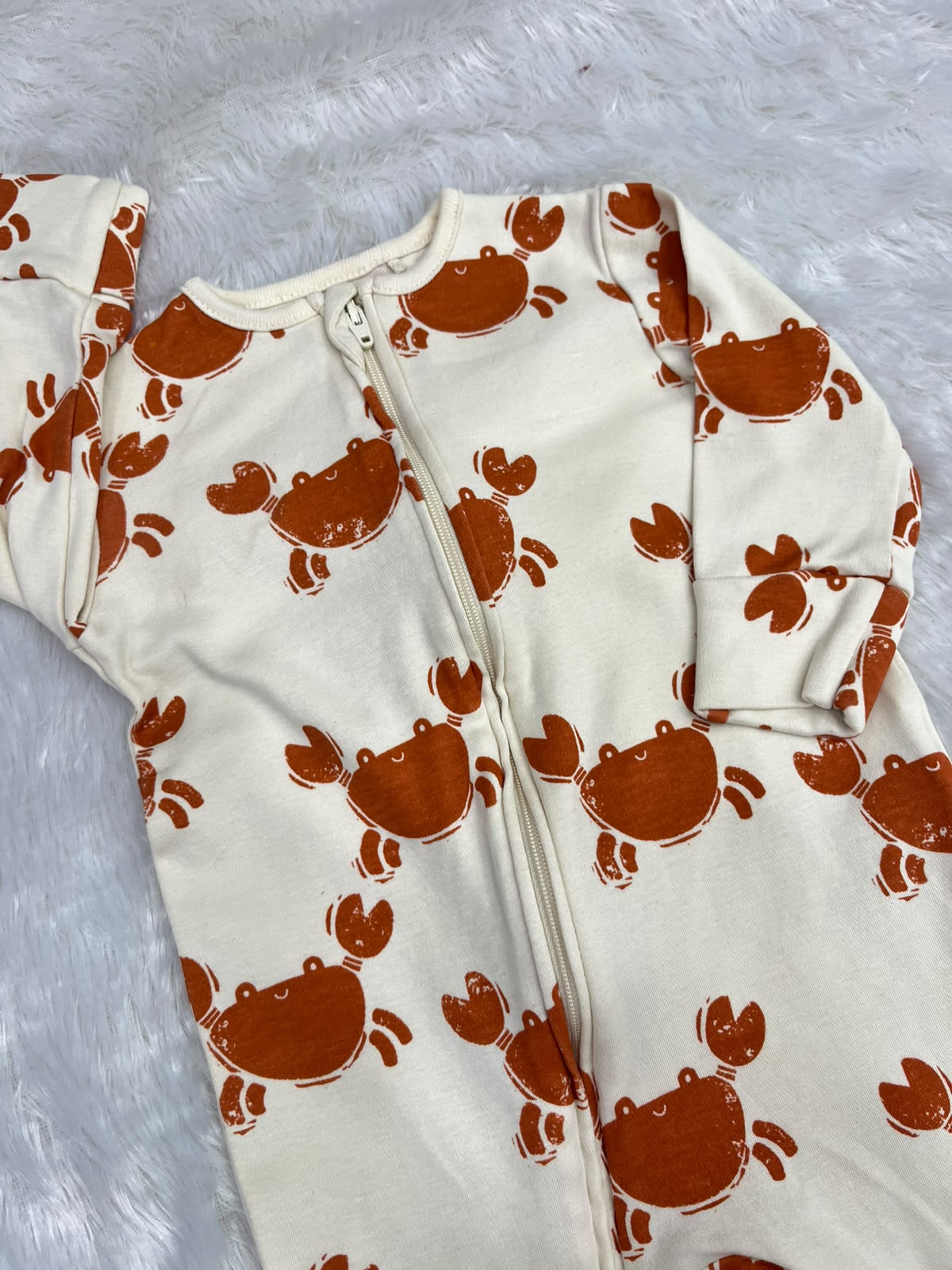 Cute crab romper