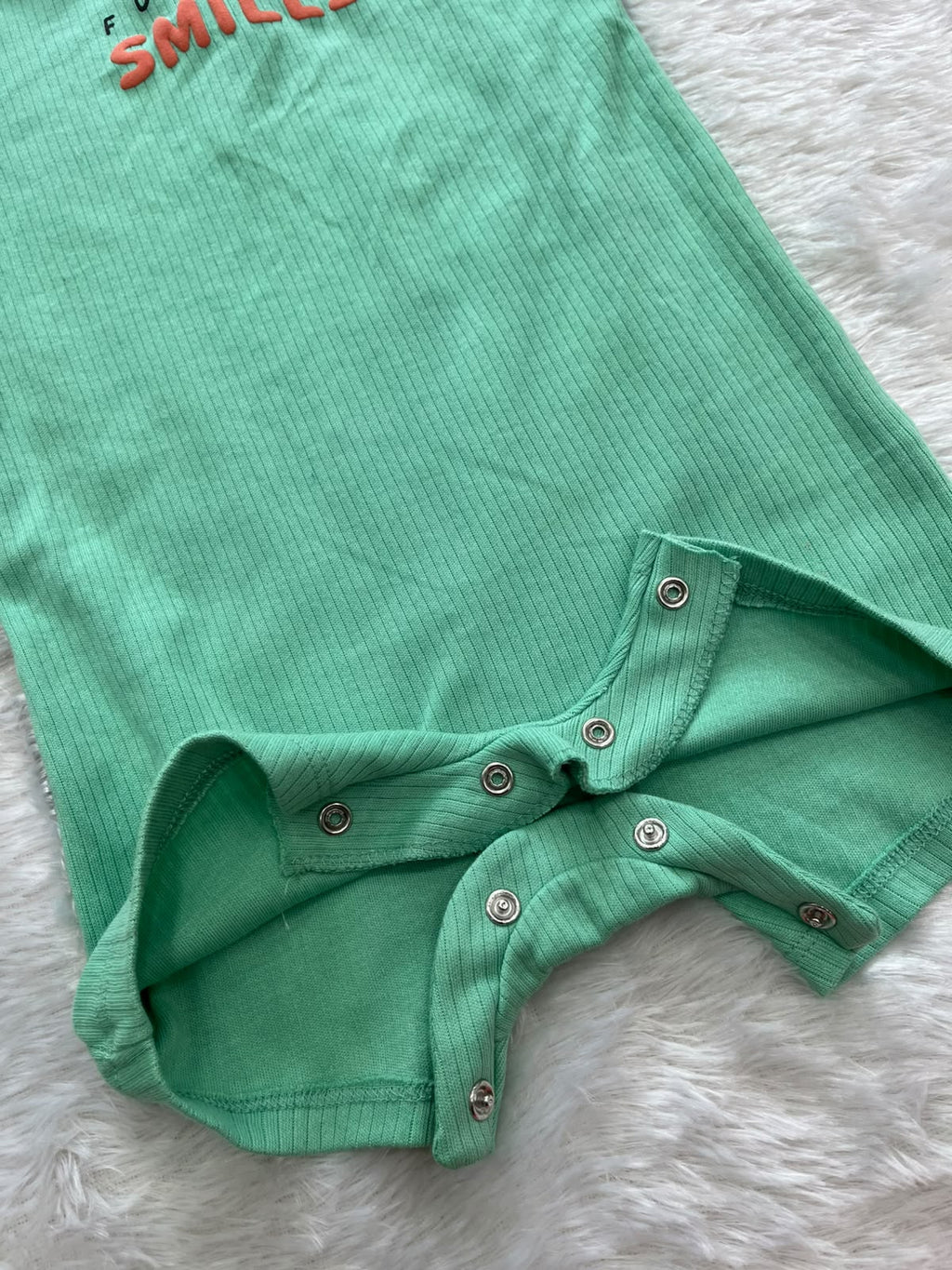 Full of smiles - Green Half jumpsuit