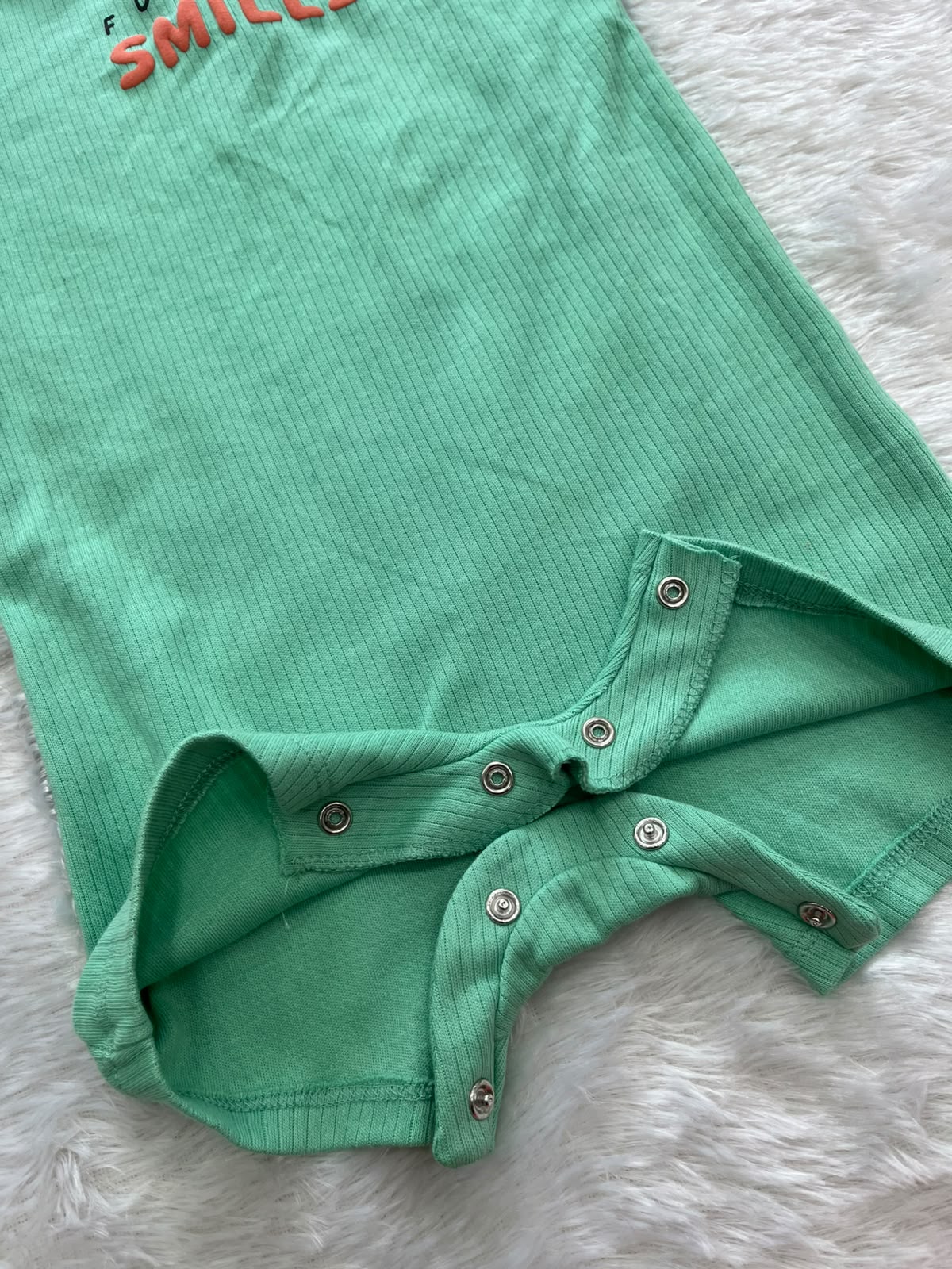 Full of smiles - Green Half jumpsuit