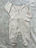 Light pink Ribbed Romper
