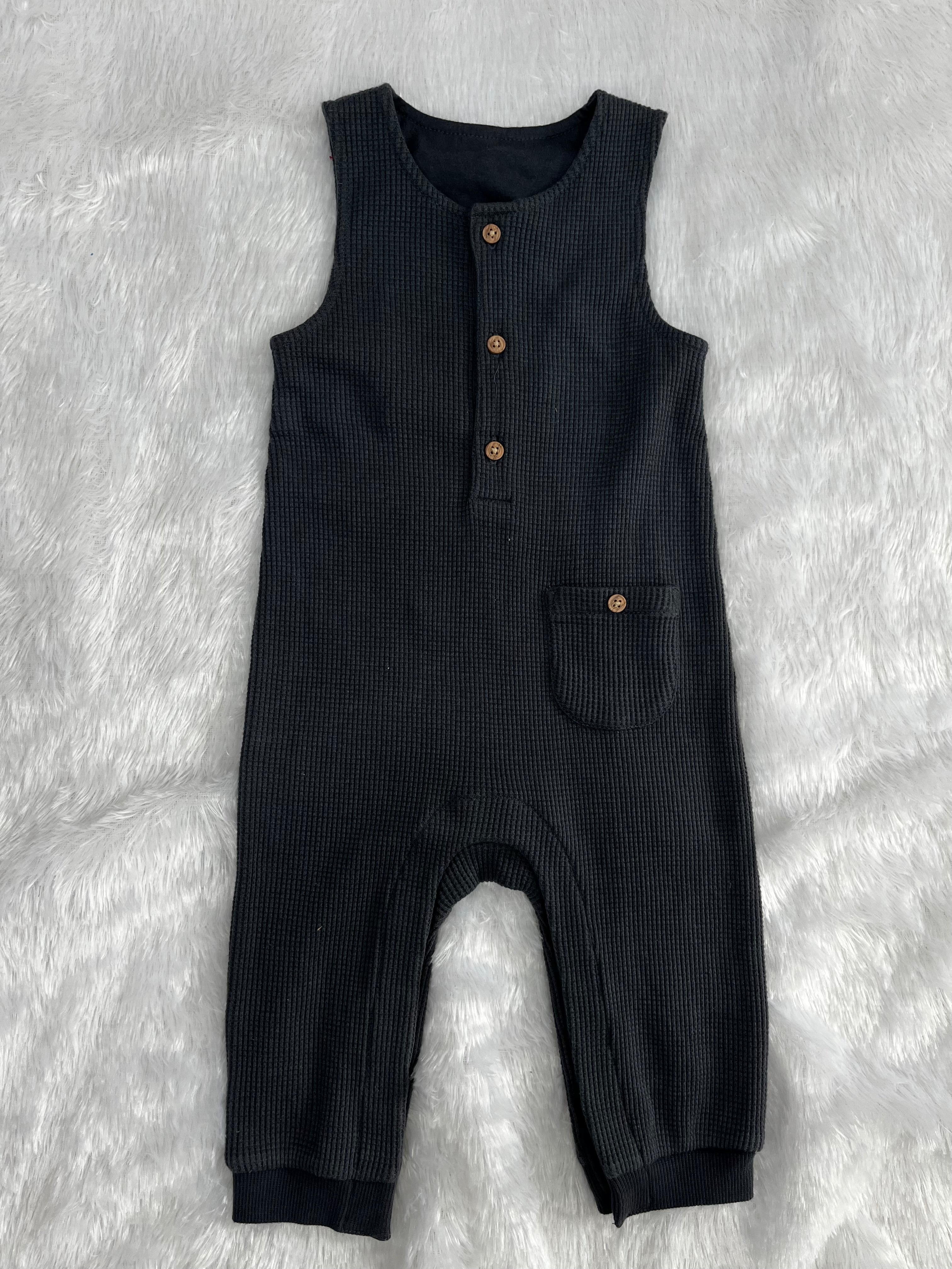 Baby Rompers-Black