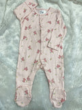 Pink cute rabbit romper