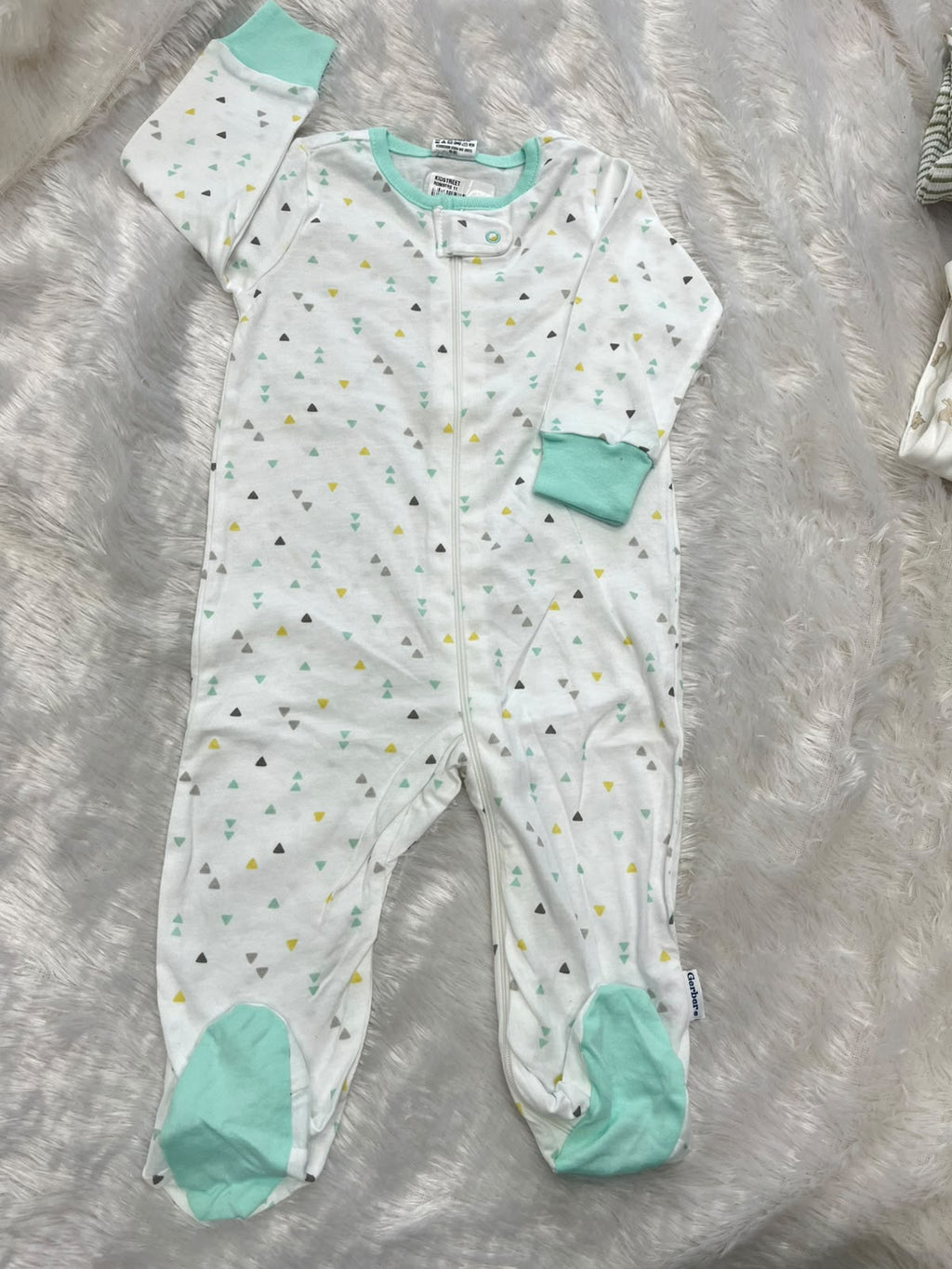 White zipper Romper