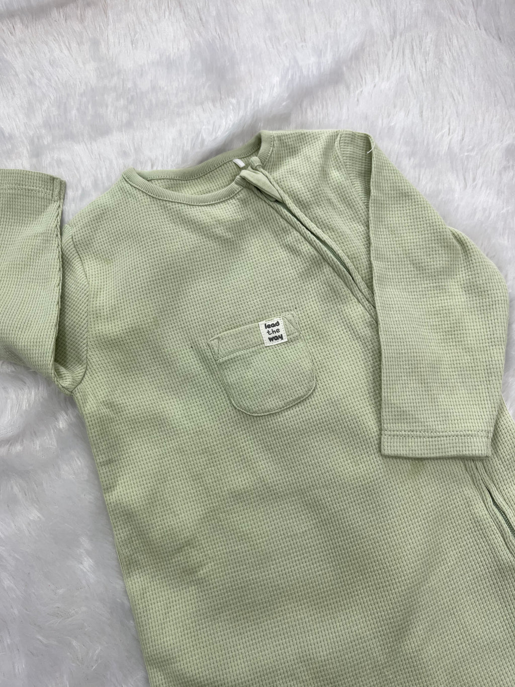 Pastel green romper