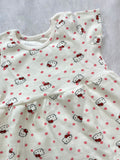 Hello kitty -white Frock