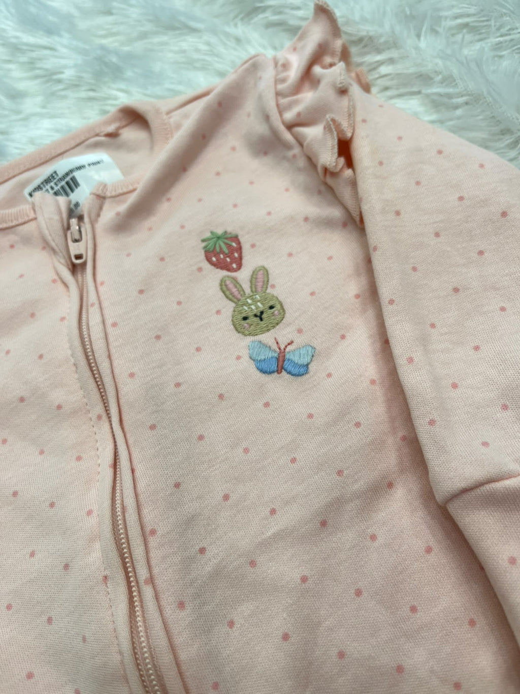 Pink Non footed Romper