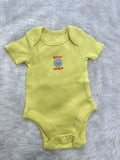 Hello world-yellow Onesie