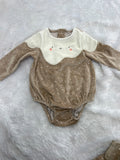 Baby girl Velvet Onesie