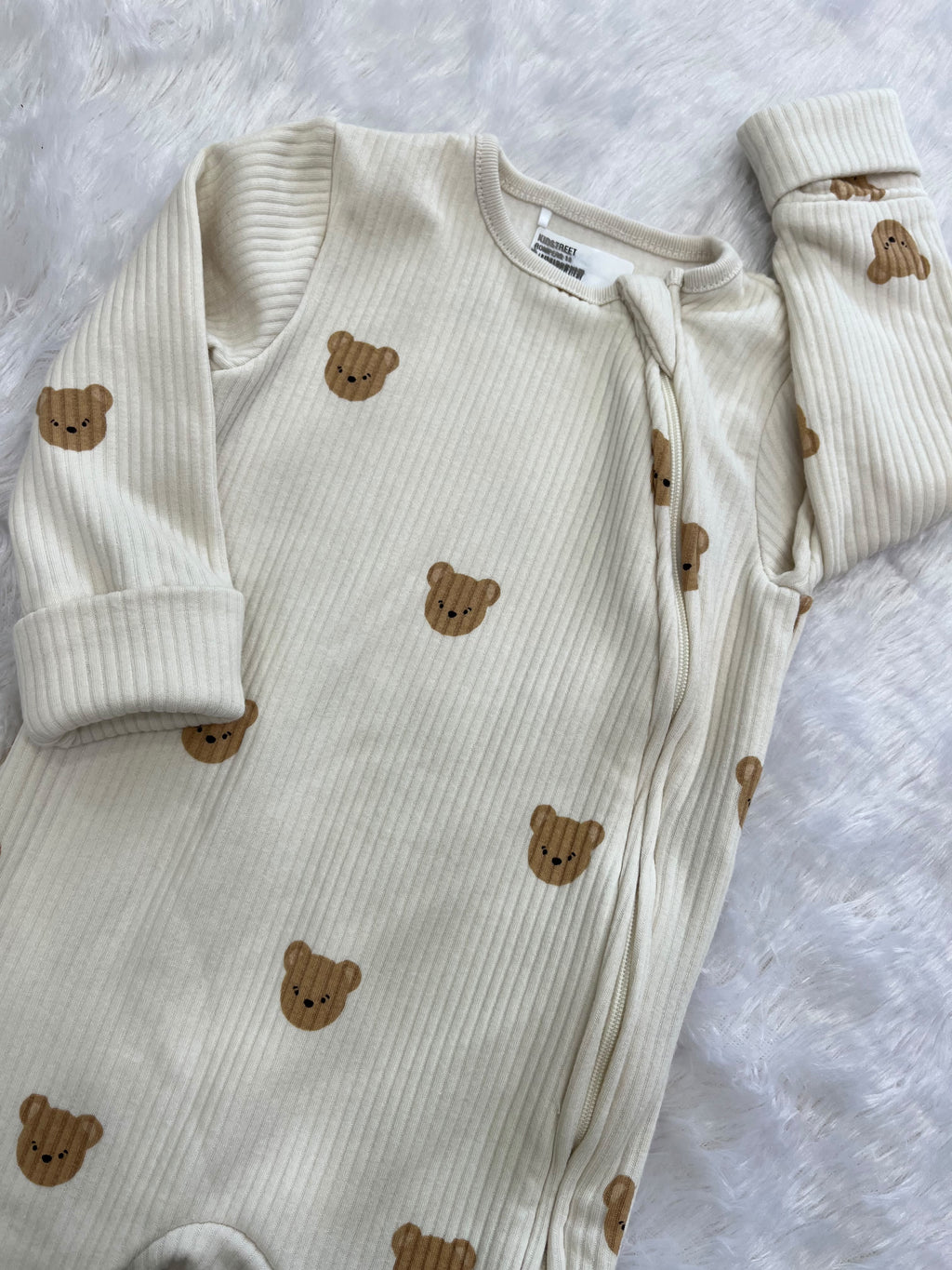 Beige teddy ivory Romper