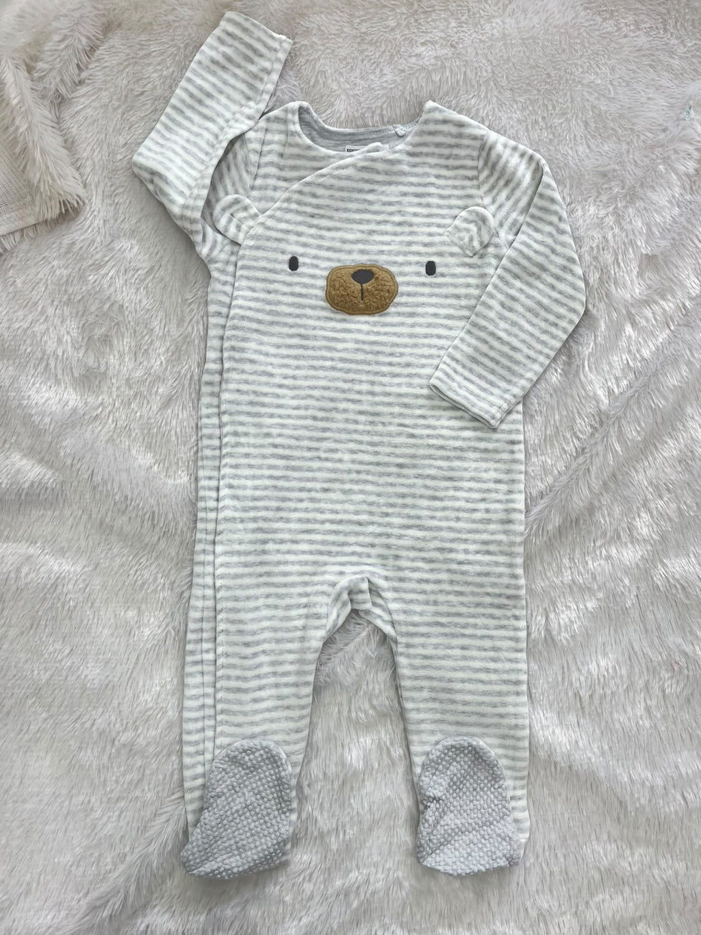Bear Hug velvet Romper