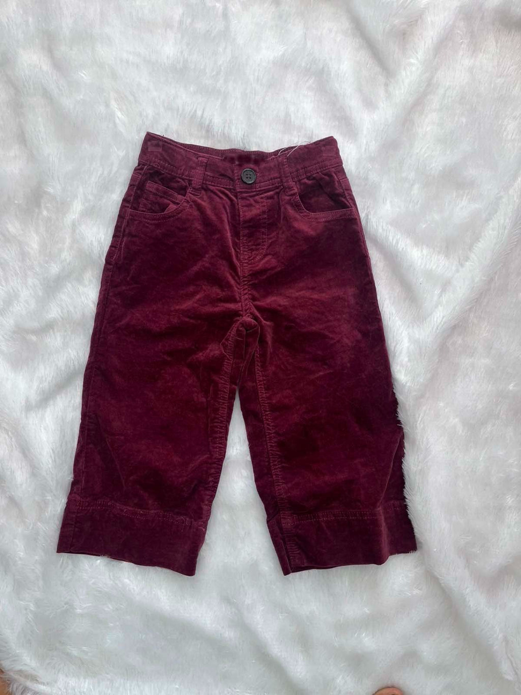 Maroon velvet Pants