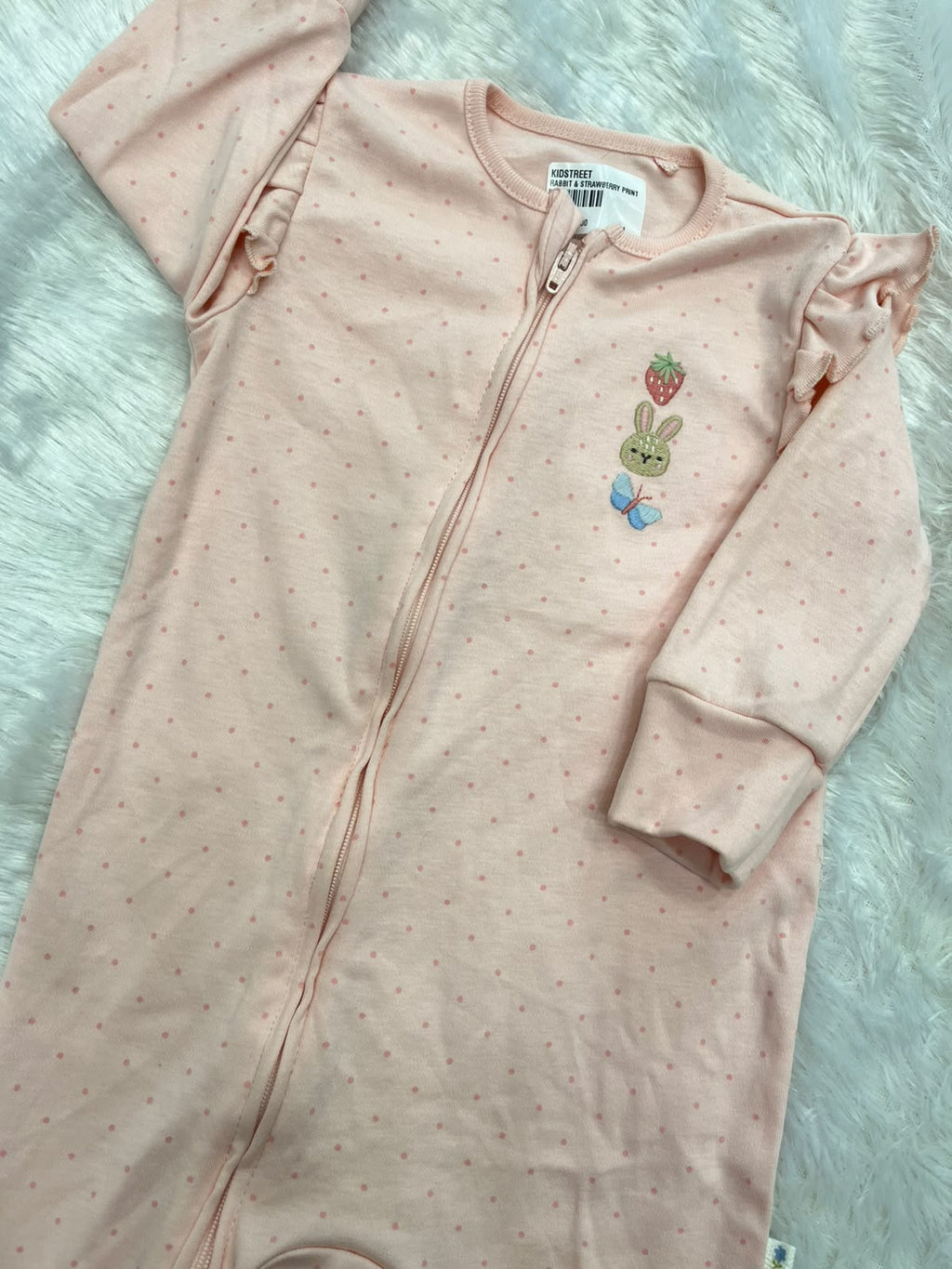 Pink Non footed Romper