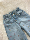 Floral Jeans For Girls
