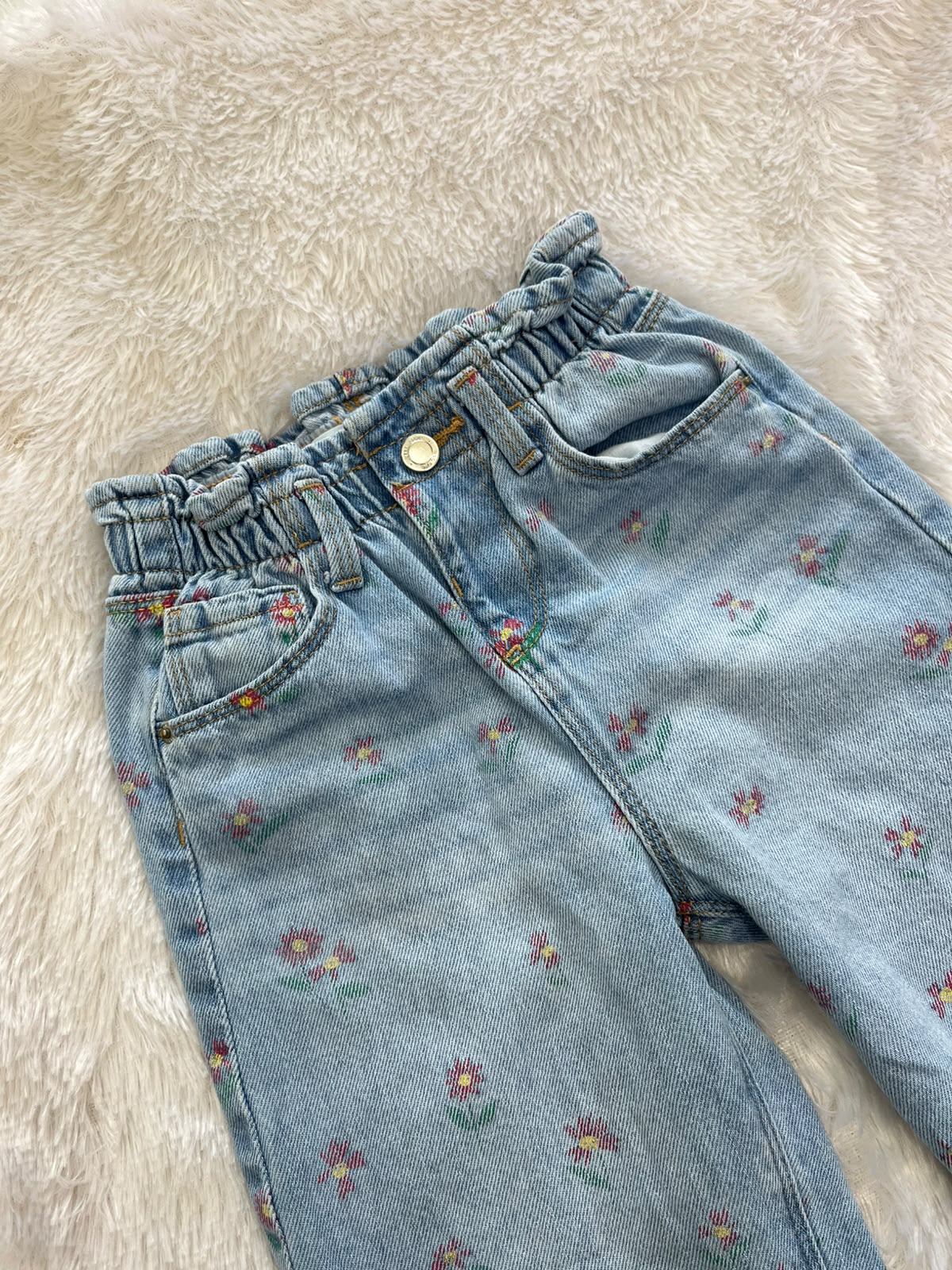 Floral Jeans For Girls