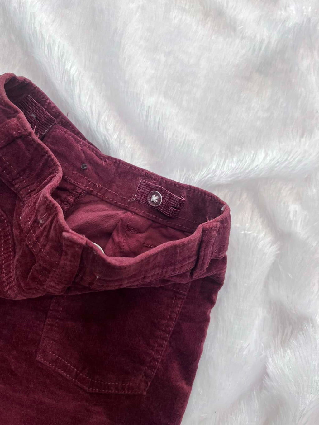 Maroon velvet Pants
