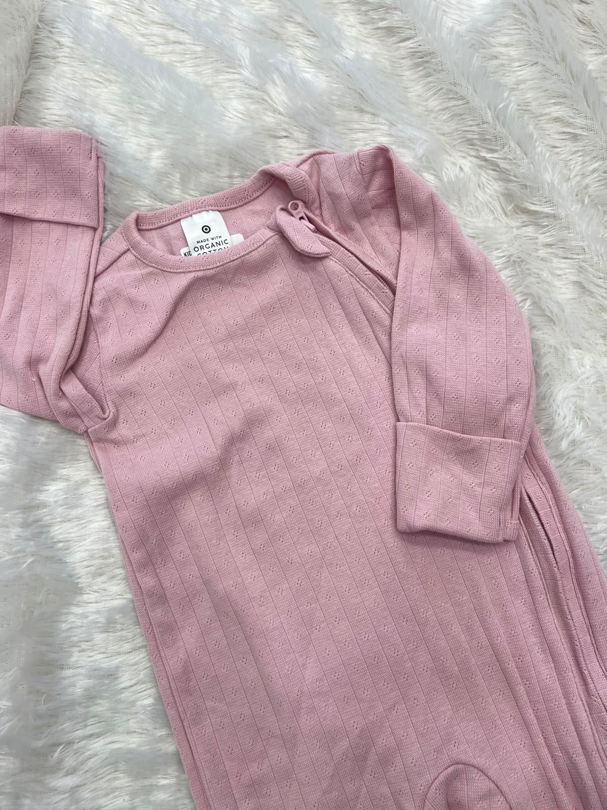 Pink Ribbed Romper