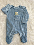 Cute velvet Romper