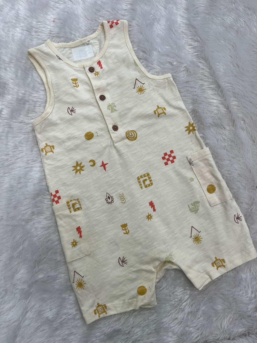 Sleeveless Halfjumpsuit