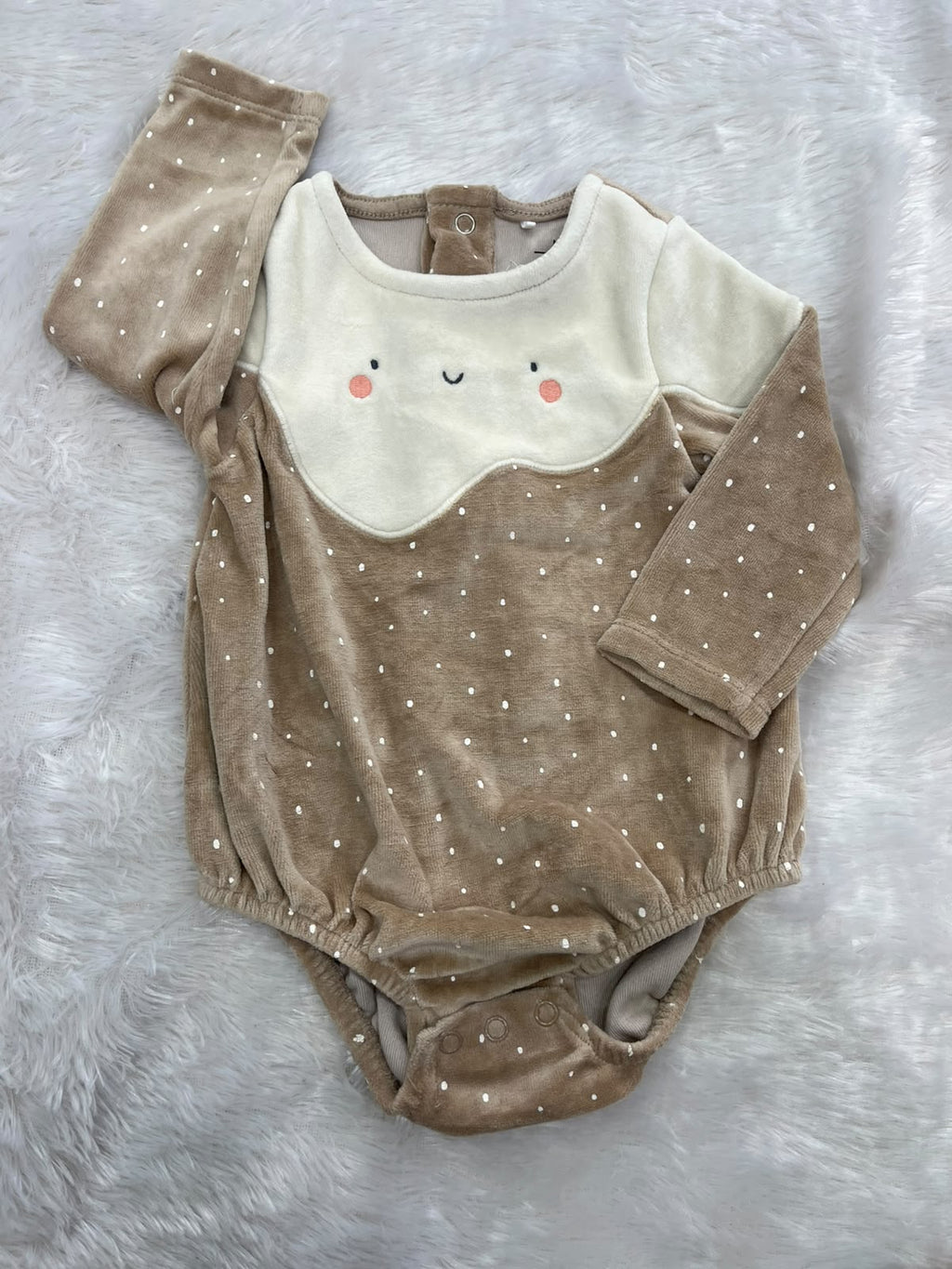 Baby girl Velvet Onesie