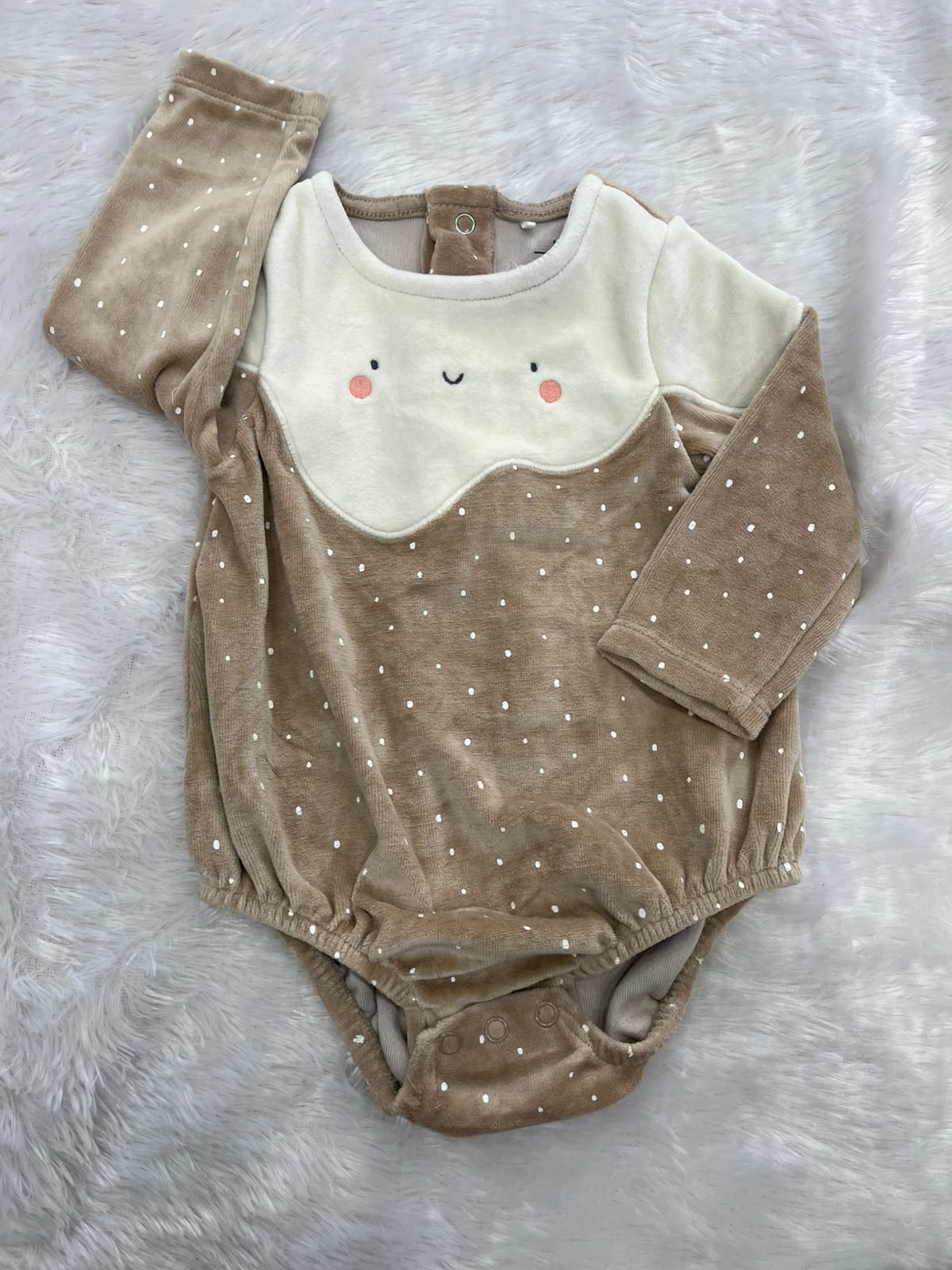 Baby girl Velvet Onesie