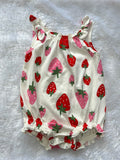 Fancy onesie-Strawberry bliss