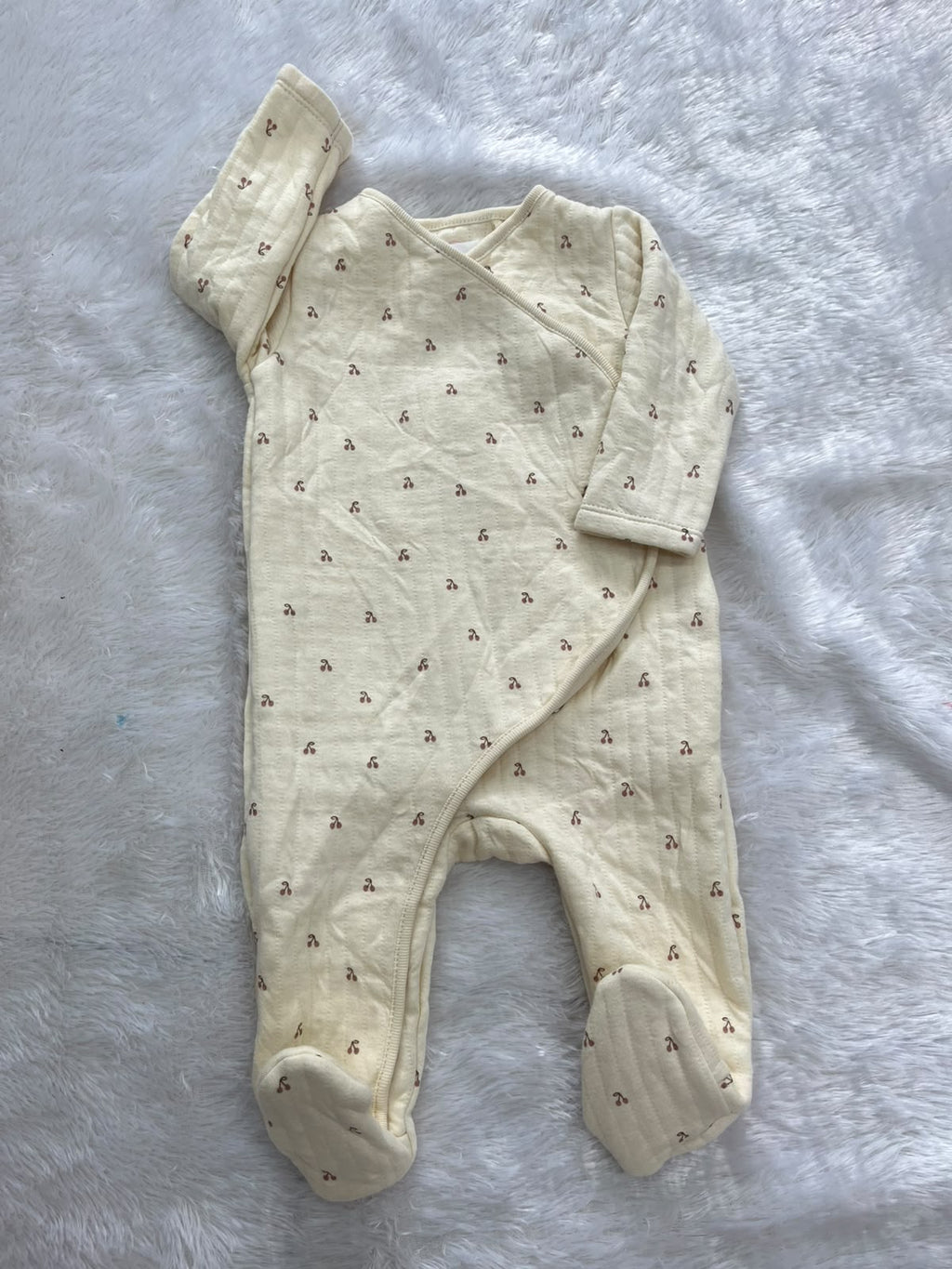 Cute cherries -quilted Romper