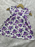 Floral violet Frock