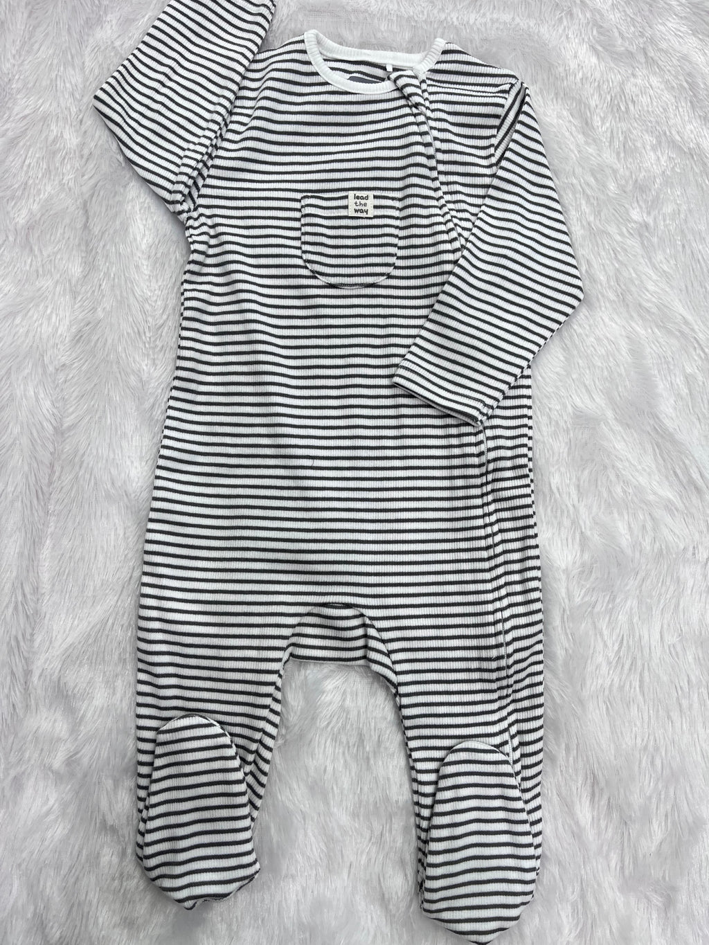 Ribbed Two way zipper rompers-1428