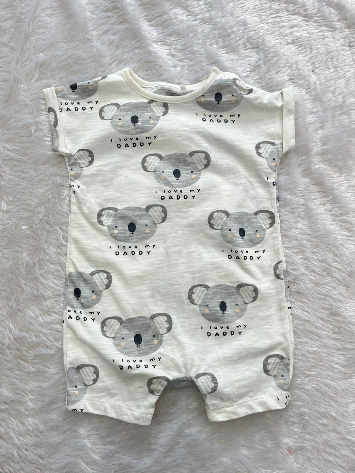 Ash Bear- I love daddy Half jumpsuits