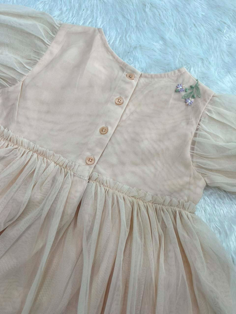 Pastel party wear frock